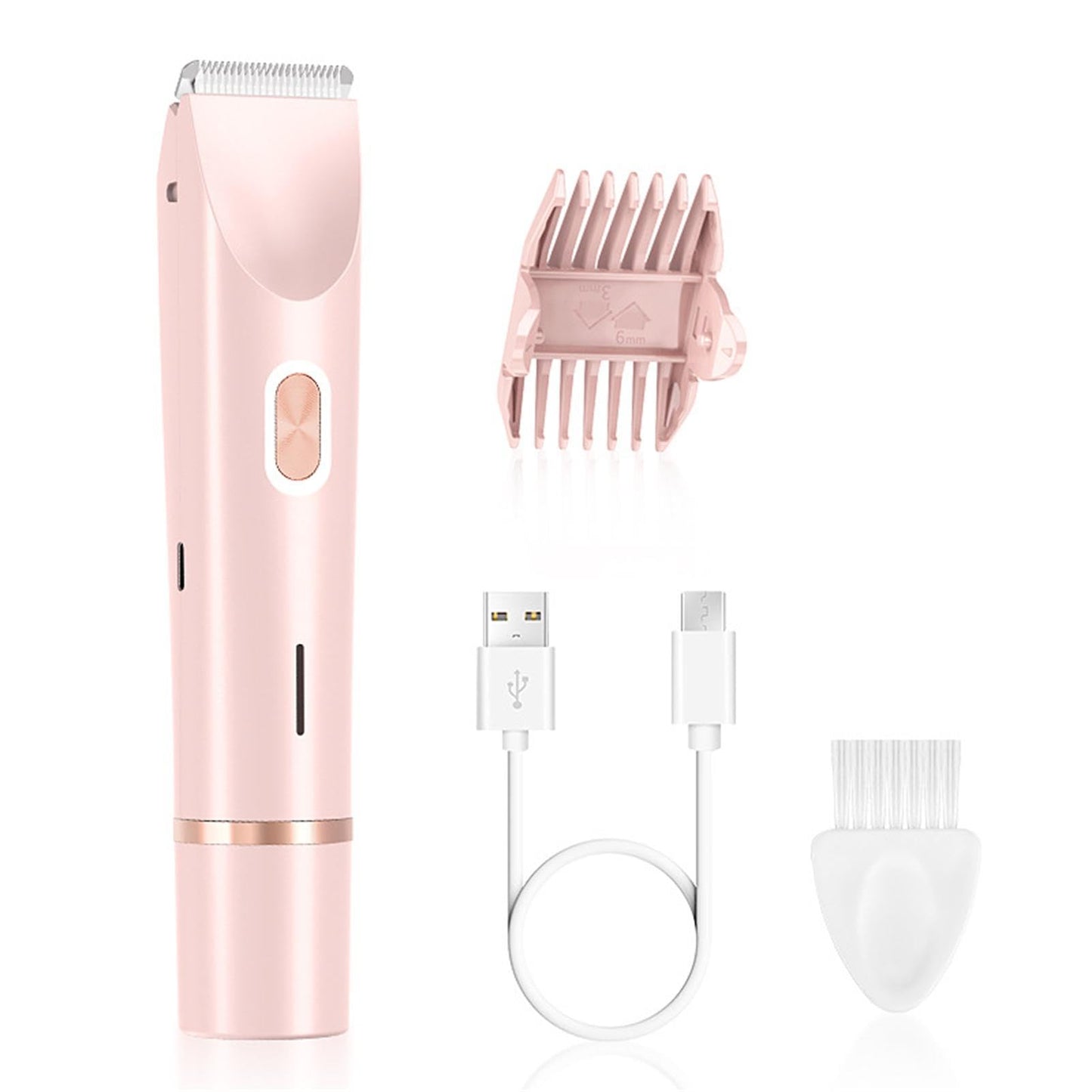 WBRSybUS Dual Head Shaver Women, 2-in-1 Electric Shaver & Trimmer, Waterproof, Rechargeable, Suitable for Women's Body Hair Grooming, Bikini Line Beauty and Personal Care WBRSybUS
