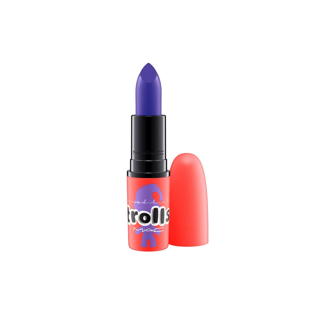 Mac Cosmetics / Good Luck Trolls Collection Lipstick Midnight Trolls .1 oz (3 ml) Beauty & Personal Care MAC