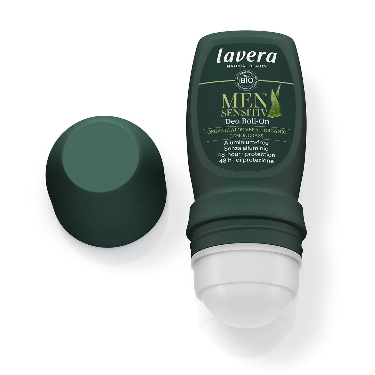 lavera Men sensitiv Deo Roll-On - 48 h protection - without aluminium - reliable during sports - vegan - natural cosmetics - 50 ml' Beauty and Personal Care lavera