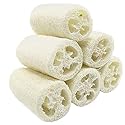 MAYMII·Home 100% Large (5" Length) Nature 6 Pack of Organic Loofahs Loofah Spa Exfoliating Scrubber Natural Luffa Body Wash Sponge Remove Dead Skin Beauty & Personal Care MAYMII·HOME