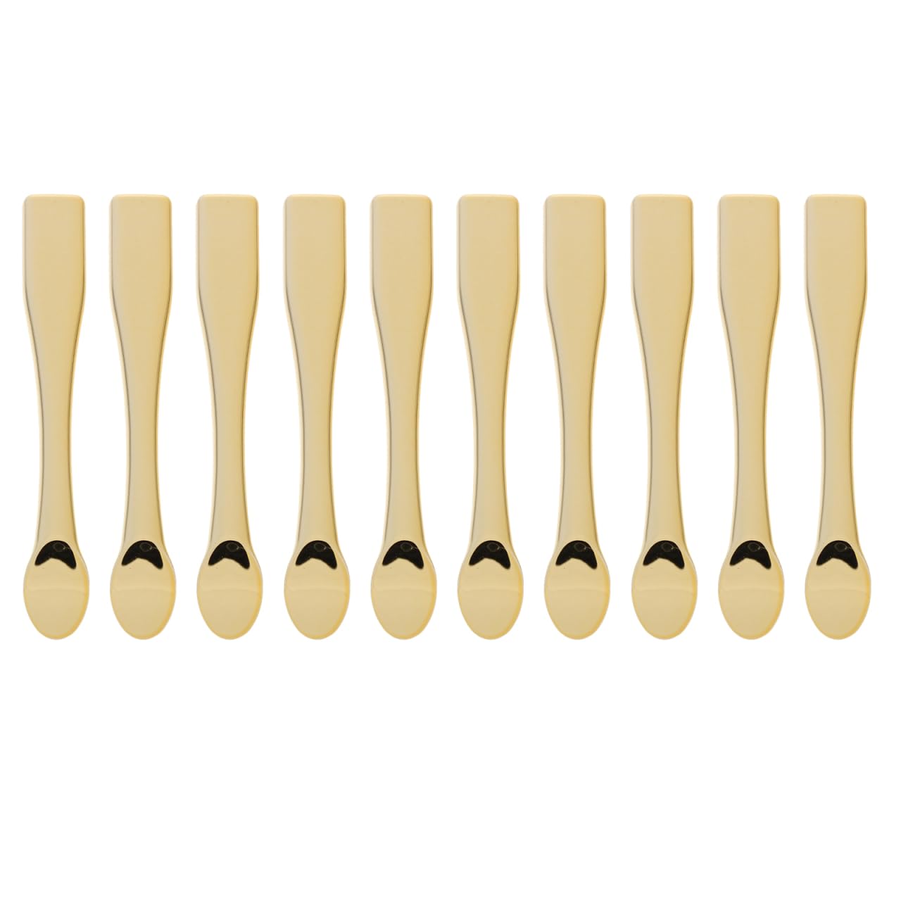 BIUDECO 10pcs Cosmetic Spoons Mini Facial Mask Scoopers for Even Application of Face Cream Serum Skincare Tools for Mixing Sampling 2.36 Inch Beauty and Personal Care BIUDECO