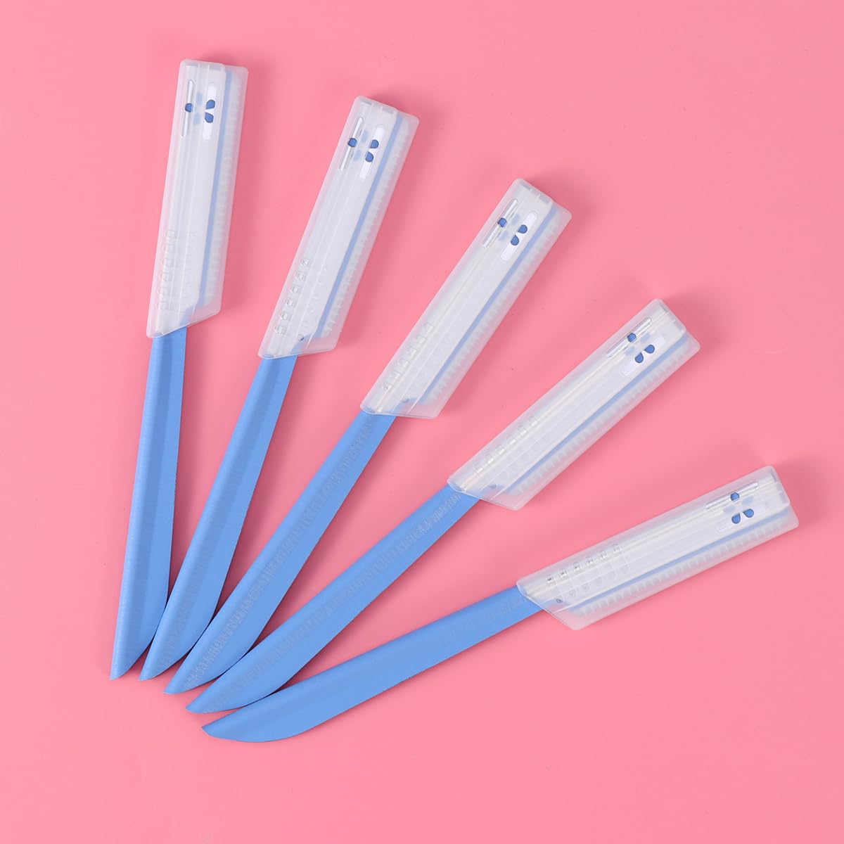 Tinksky 5pcs Eyebrow Shaper Razor Trimmer Shaver Hair Remover Set (Blue) Beauty and Personal Care TINKSKY