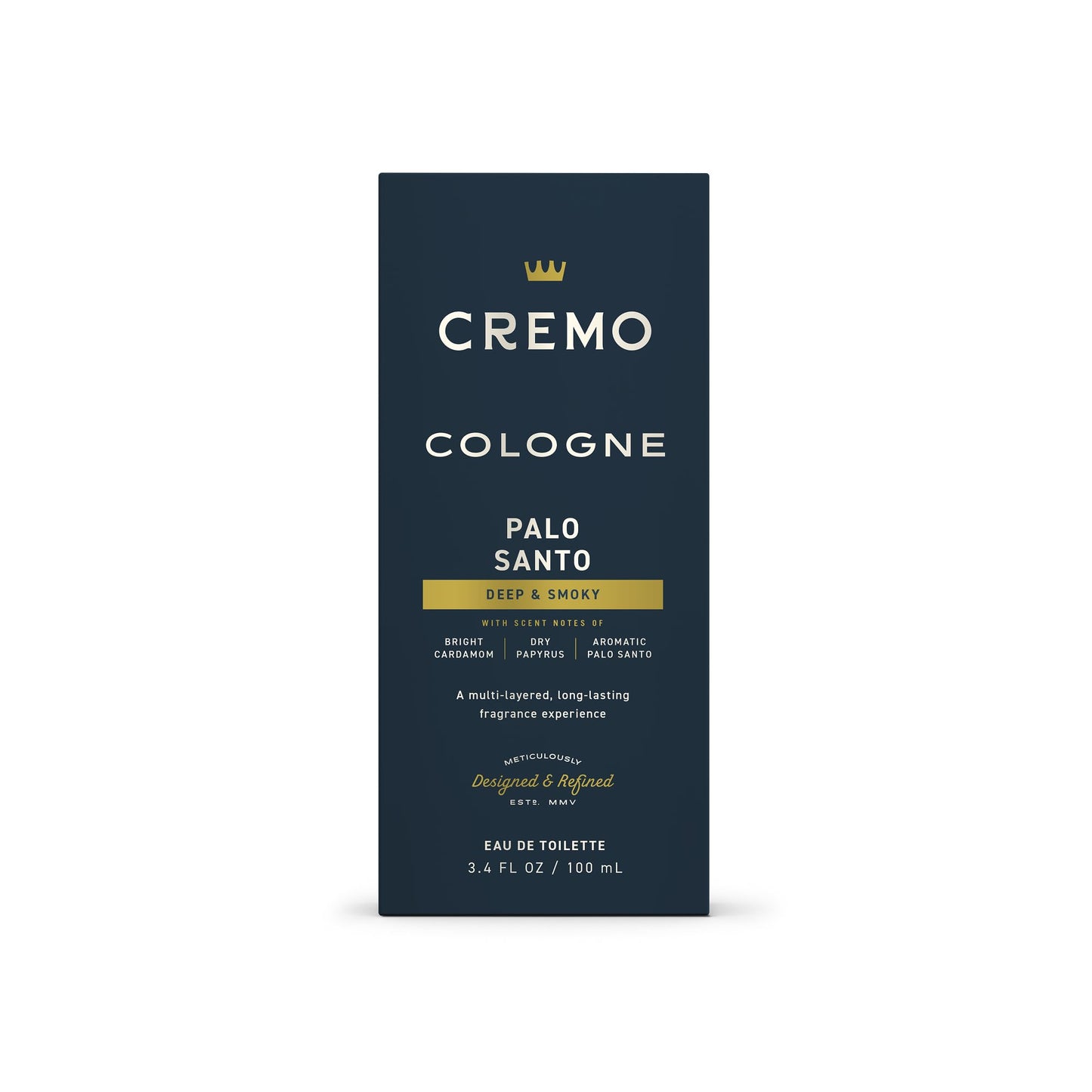 Cremo Cologne for Men – Palo Santo 3.4oz Spray, Bright Cardamom, Dry Papyrus & Aromatic Palo Santo, Long-Lasting Men’s Fragrance Beauty & Personal Care Cremo