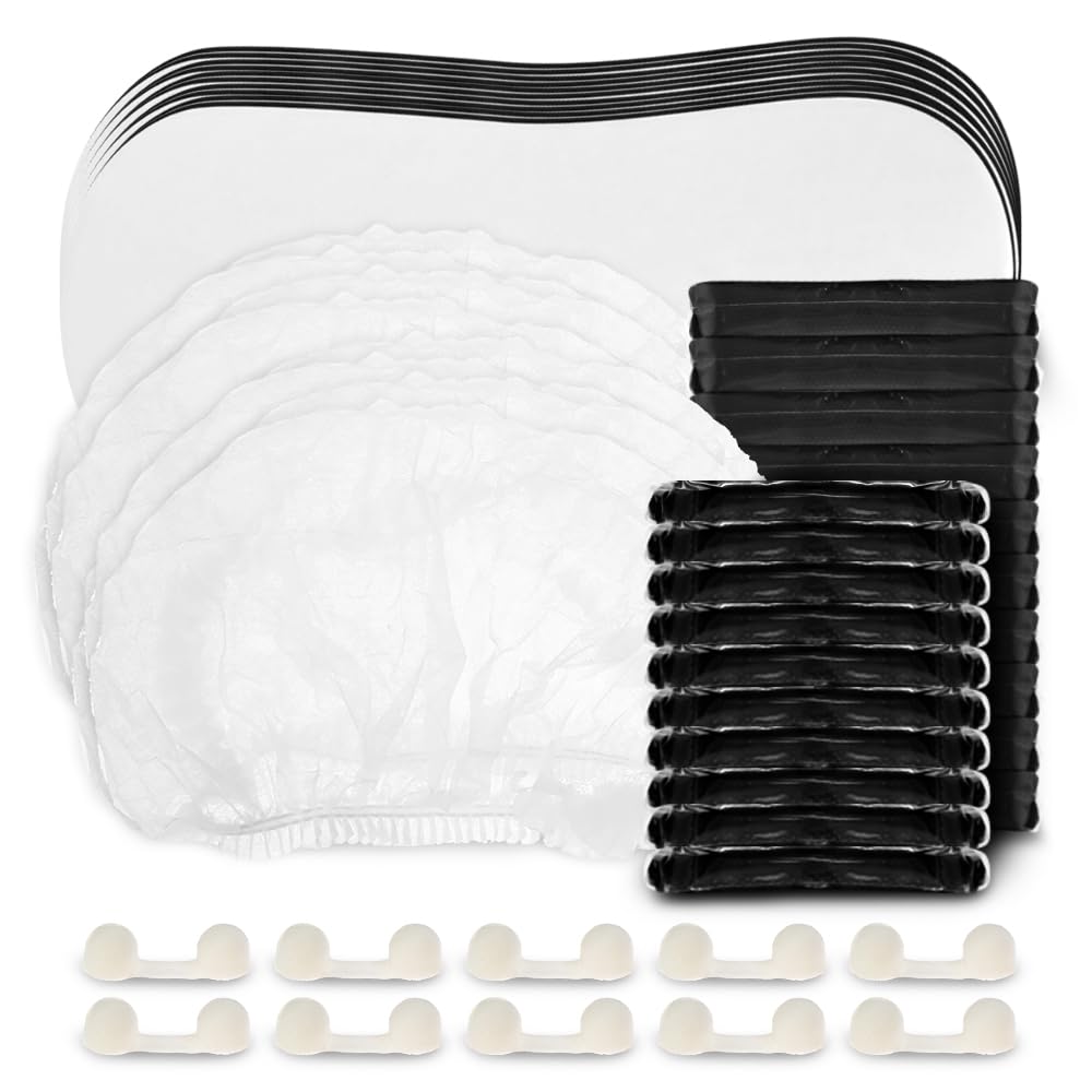 Bronze Tan Spray Tanning Essentials Kit: 10 Each Hair Nets, Nose Plugs, Sticky Spray Tan Feet Pads & Disposable Undergarments - Premium Quality Beauty & Personal Care Existing Beauty