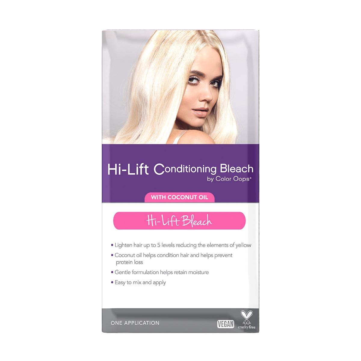 Color Oops Hi-Lift Bleach | Lifts 3-5 Levels | Nourishing & Moisturizing Formula Beauty & Personal Care Color Oops