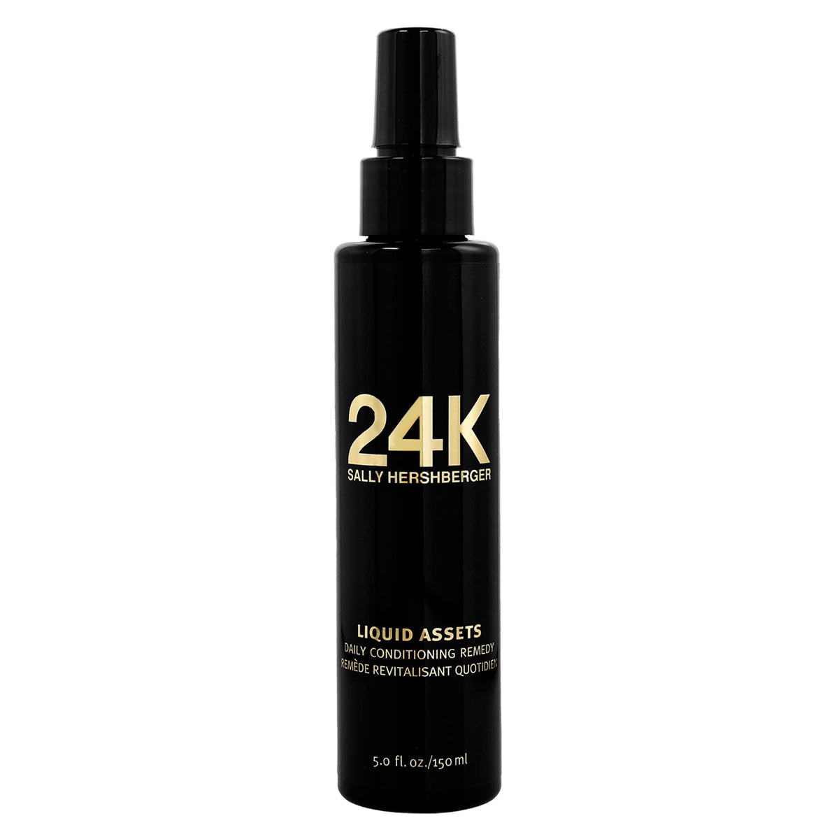 Sally Hershberger 24K Liquid Assets Daily Conditioning Remedy - Weightless Leave-In Treatment for Luscious, Refreshed Locks - Bonding,