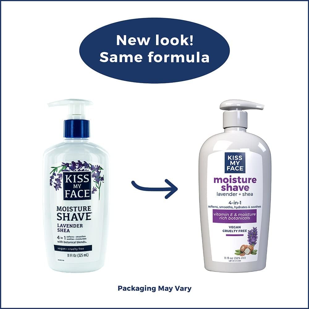 Kiss My Face Shave Moist Lavender Shea Beauty and Personal Care Kiss My Face