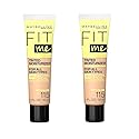 Maybelline New York Pack of 2 Fit Me Tinted Moisturizer, 115 Beauty & Personal Care MAYBELLINE