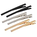 Pack of 18 Matte Metal Alligator Barrettes - 3.15" Long and Skinny Hair Styling Clips for Women and Girls (Black /Silver/ Gold) Beauty & Personal Care SOTOLAN
