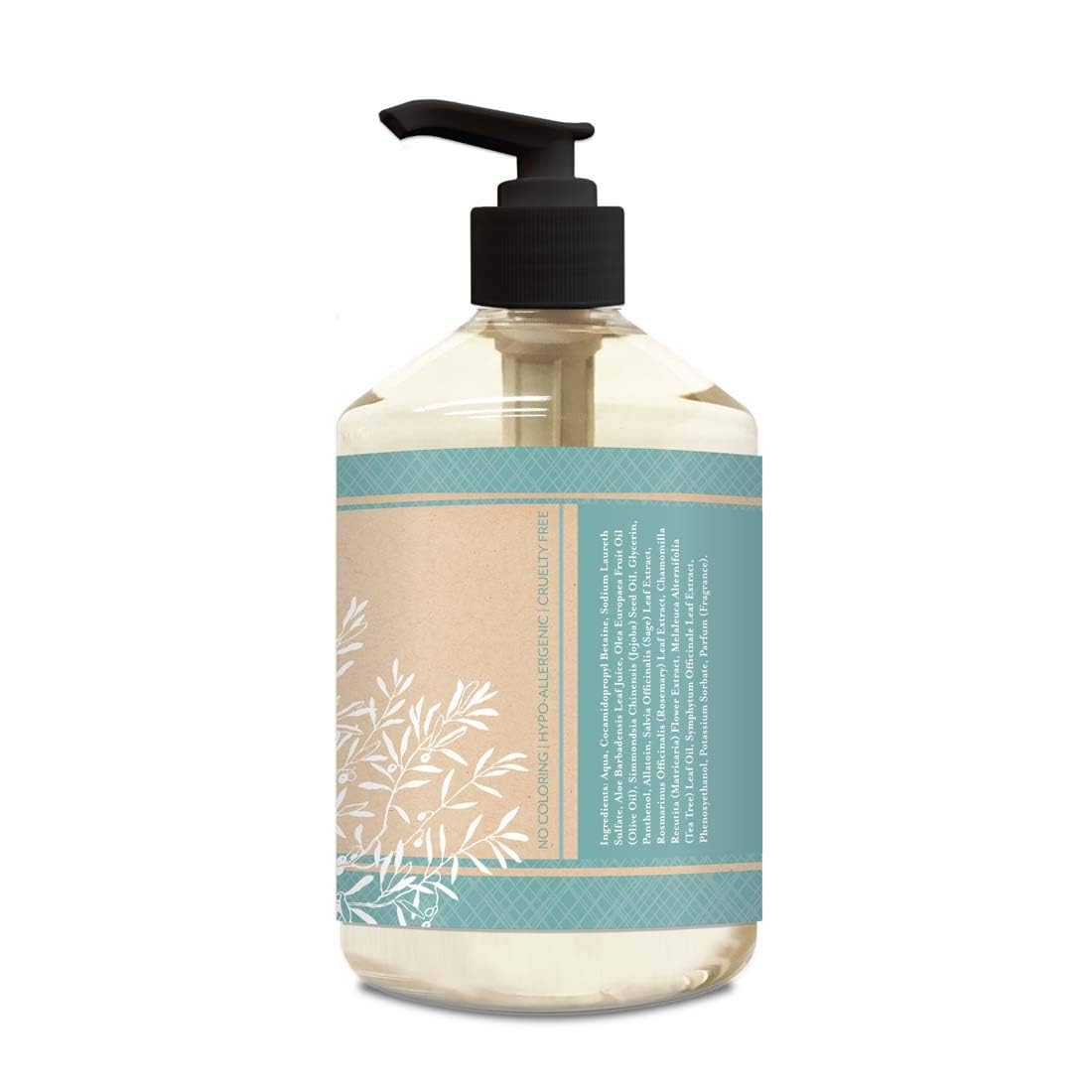 Olivia Care Liquid Hand Soap Verbena & Olive Oil. All Natural - Cleansing, Germ-Fighting, Moisturizing Hand Wash for Kitchen & Bathroom - Gentle, Mild Beauty & Personal Care Olivia Care