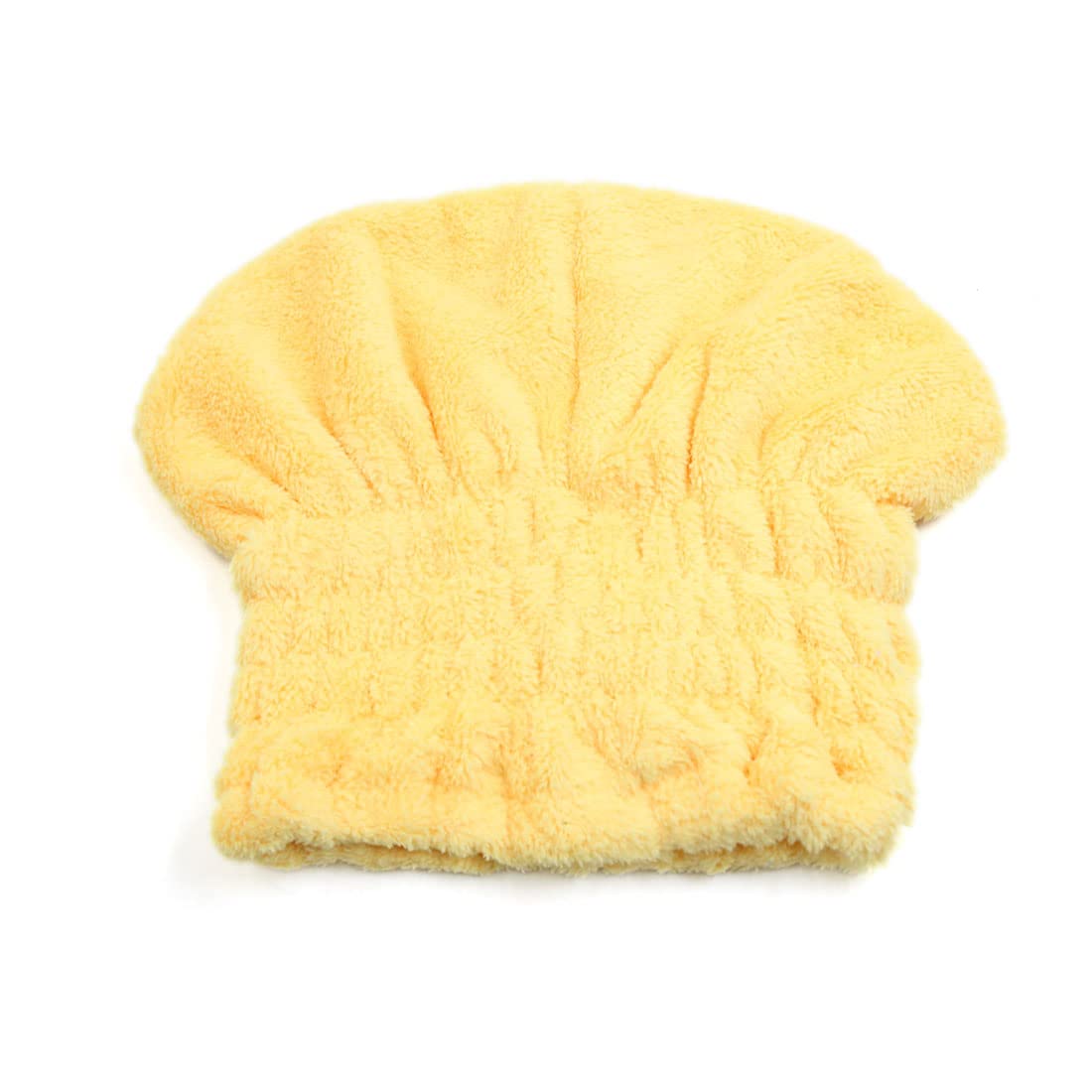 Ruilogod Yellow Coral Velvet Soft Cute Bowknot Dry Hair Towel Hat Bath Shower Cap for Woman (id: b83 14b 80c bd1 c1c Beauty and Personal Care Ruilogod