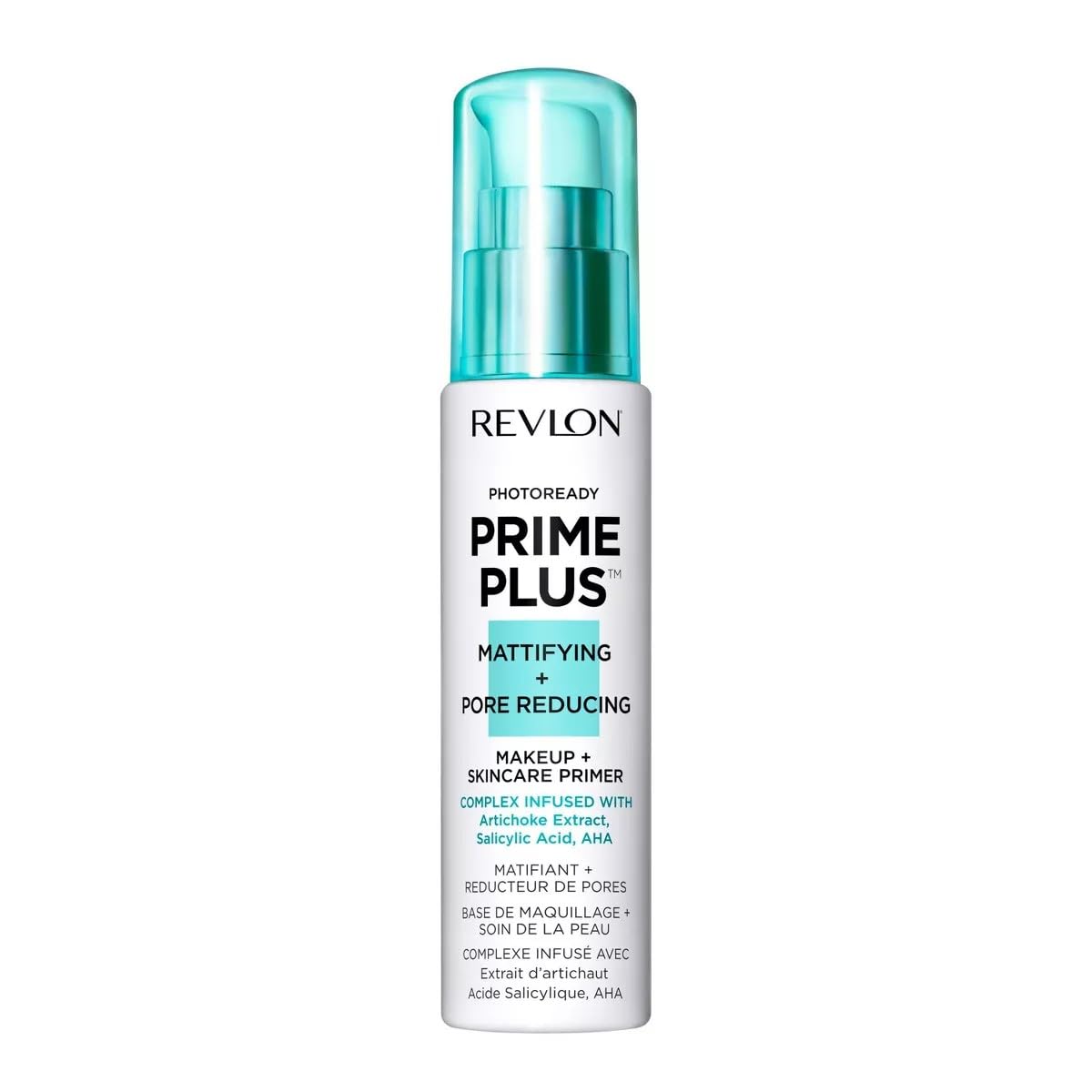 Revlon Face Primer, PhotoReady Prime Plus Face Makeup for All Skin Types, Blurs & Fills in Fine Lines, Infused with Salicylic Acid and AHA, Mattifying Beauty & Personal Care REVLON