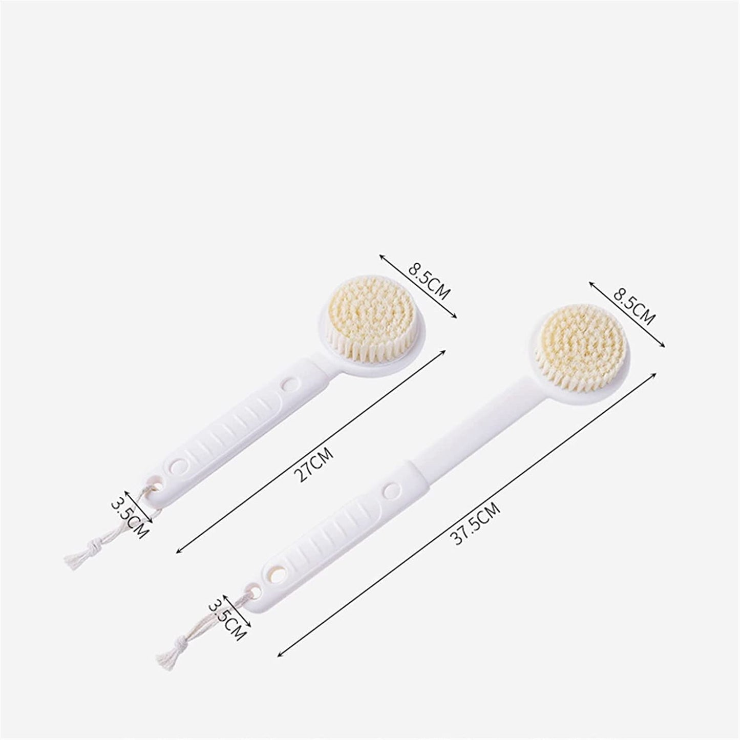 Sxdthy Telescopic Long Handle Bath Brush Shower Scrubber Body Cleaning Brush Exfoliation for Wet or Dry Brushing Beauty and Personal Care KAnduo