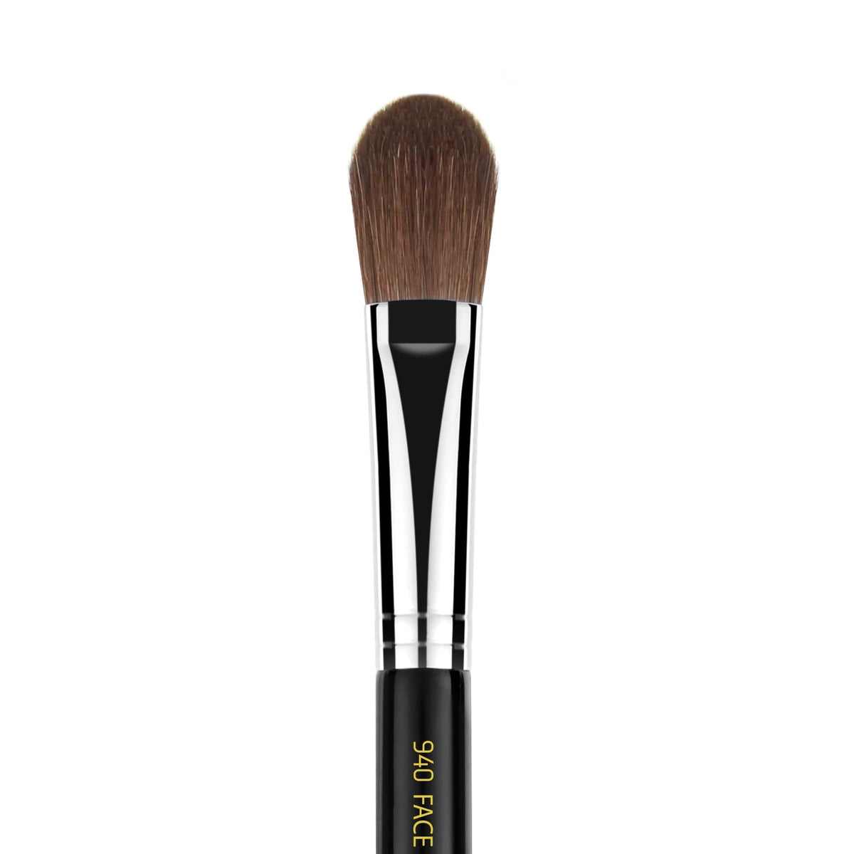 Bdellium Tools Professional Makeup Brush - Maestro Series 940 Face Blending - With Mix of Soft Synthetic & Natural Fibers, For Facial Sculpting