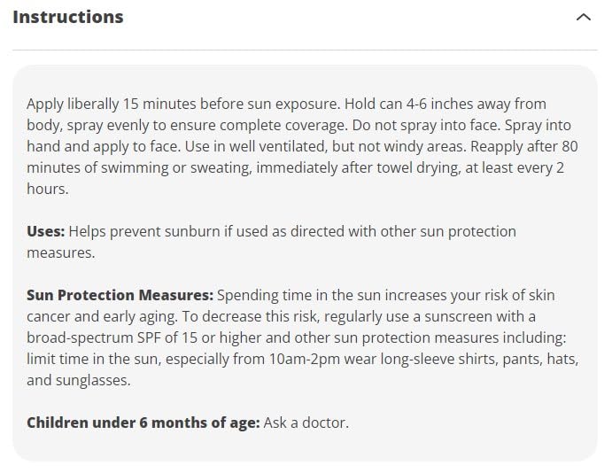 HEB White Gardenia Sunscreen Spray, Oxybenzone Free, SPF 50, 5.5 oz Beauty & Personal Care HEB