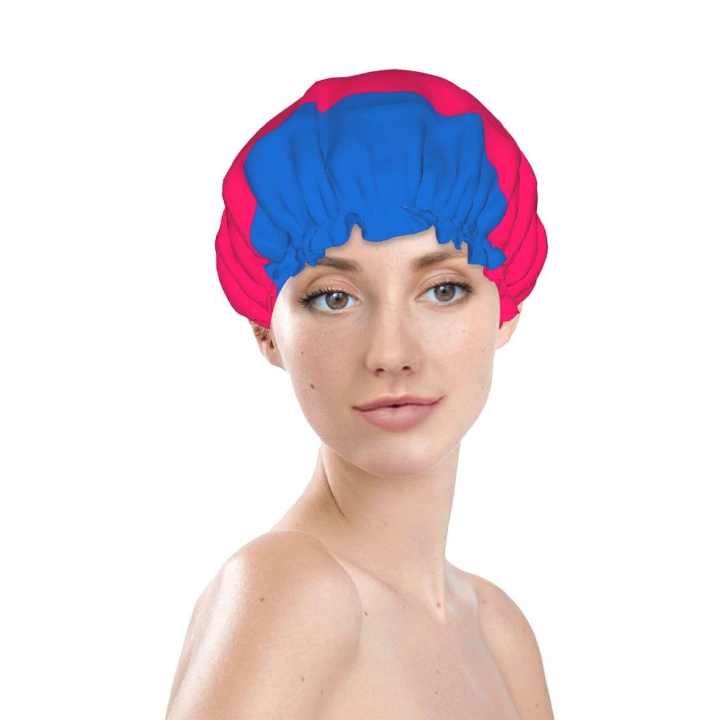 Kuban Republic Flag Prints Shower Cap Double Layer Lined Waterproof Bathing Shower Hat Beauty and Personal Care Hayyett