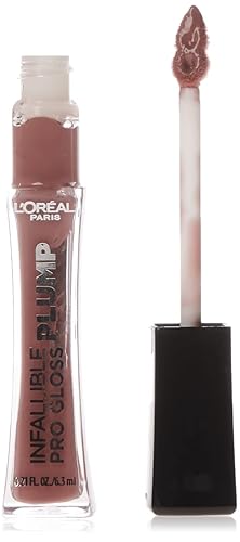 L'Oreal Paris Infallible Pro Gloss Plump Lip Gloss with Hyaluronic Acid, Long Lasting Plumping Shine, Lips Look Instantly Fuller and More Plump Beauty & Personal Care L'Oreal Paris
