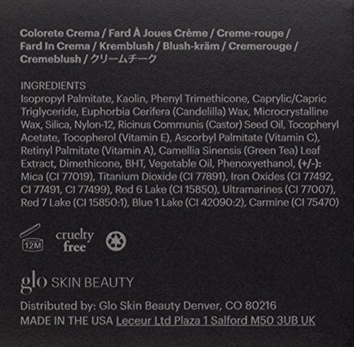 Glo Skin Beauty Cream Blush in Guava - Vibrant Watermelon - 4 Shades - Long Lasting, Semi-Matte Finish - Cruelty Free, .12 Ounce Beauty & Personal Care Glo Skin Beauty