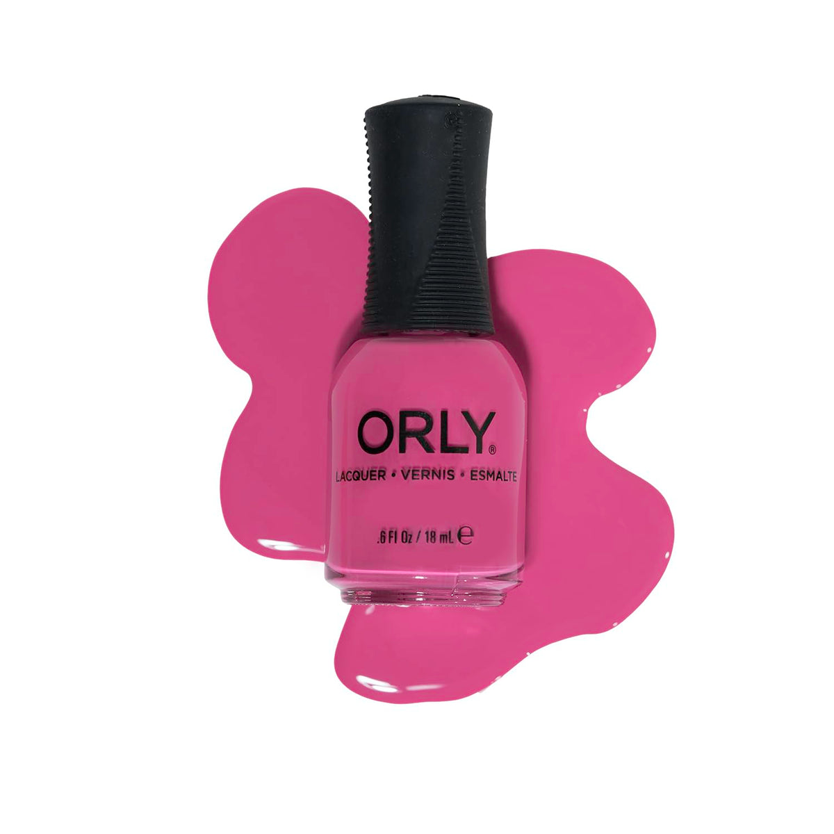 Orly Shut Up Heather Nail Polish | Limited Edited 1980s Collection | Bright Fuchsia Crème | Long-Wearing, Quick Drying & Chip Resistant Formula |