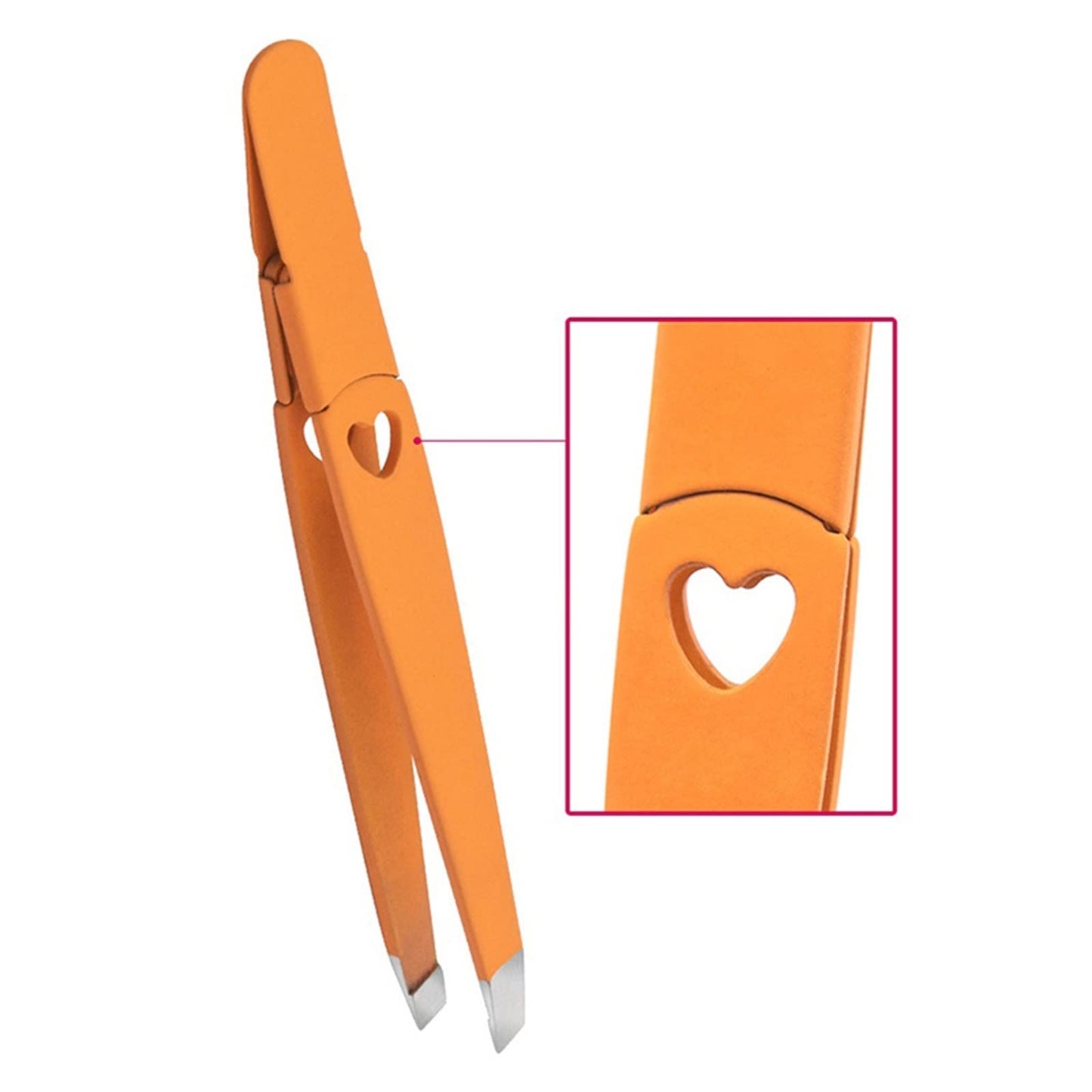 MENGKK Tweezers Professional Eyebrow Tweezers Stainless Steel Slanted Eye Brow Clips Makeup Tool(Green) Beauty and Personal Care MENGKK