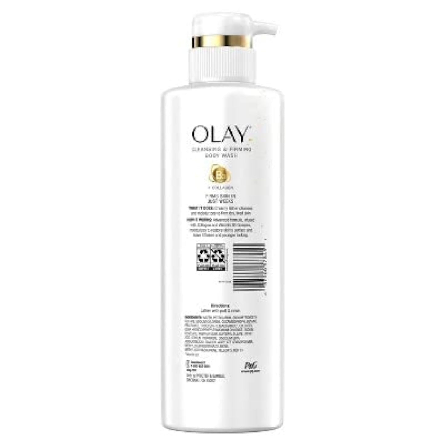 Olay, Cleansing & Firming Body Wash with Vitamin B3 & Collagen, 17.9 Fl Oz Beauty & Personal Care Olay