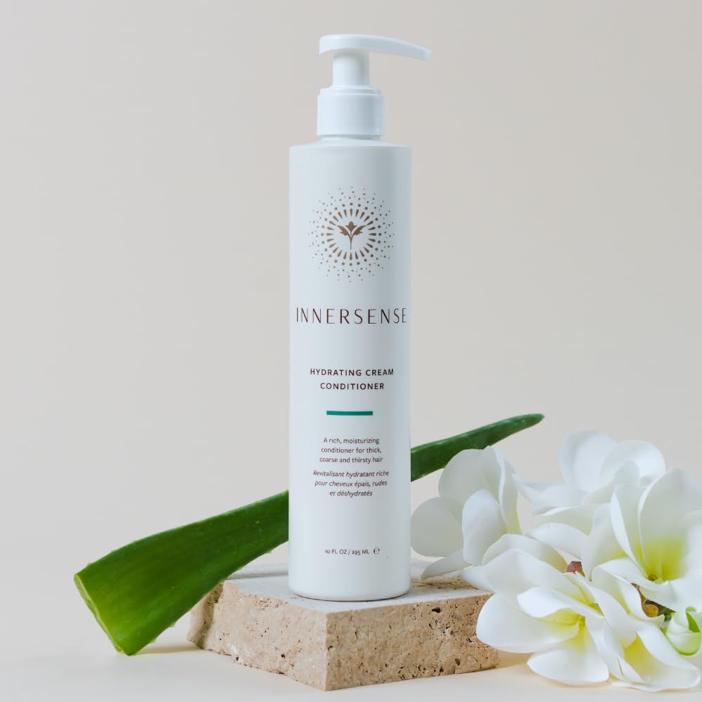 INNERSENSE Organic Beauty - Natural Hydrating Cream Conditioner | Non-Toxic, Cruelty-Free, Clean Haircare (10oz) Beauty and Personal Care INNERSENSE