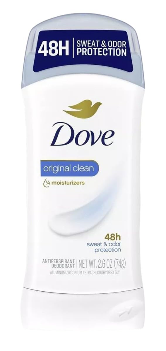 Dove Deodorant 2.6 Ounce Original Clean All Day Protection Beauty and Personal Care Dove