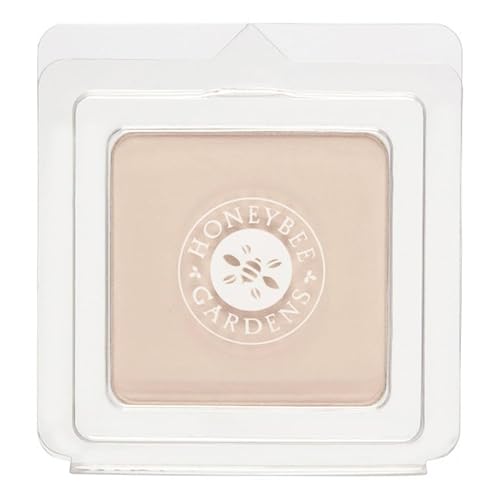 Honeybee Gardens Pressed Mineral Powder Foundation Refill, Geisha, Pale, Cool Shade, Adjustable Coverage, Natural Finish, With Botanical Extracts Beauty & Personal Care Honeybee Gardens