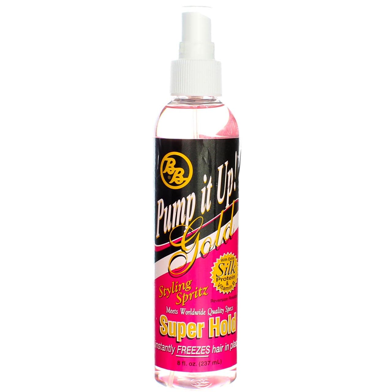 Bronner Brothers Pump It Up Spritz Gold Super Hold, 8 oz (Pack of 5) Beauty & Personal Care Bronner Bros