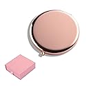 WOOYALIN Magnifying Compact Double-Sided 1X/2X Round Pocket Handheld Travel Makeup Portable Pocket Mirror Rose Glod Beauty & Personal Care WOOYALIN