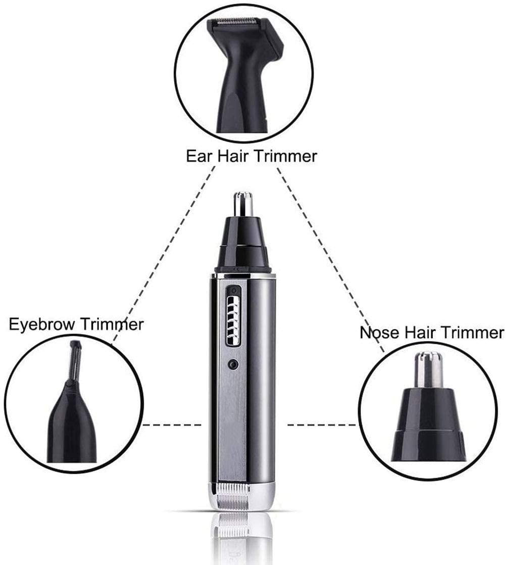 LEONYS Ear Nose Hair Trimmer for Men Women Rechargeable Electric Facial Hair Trimmer,Professional Waterproof for Nose Ear, Wet/Dry Nose Hair Clipper Beauty and Personal Care LEONYS