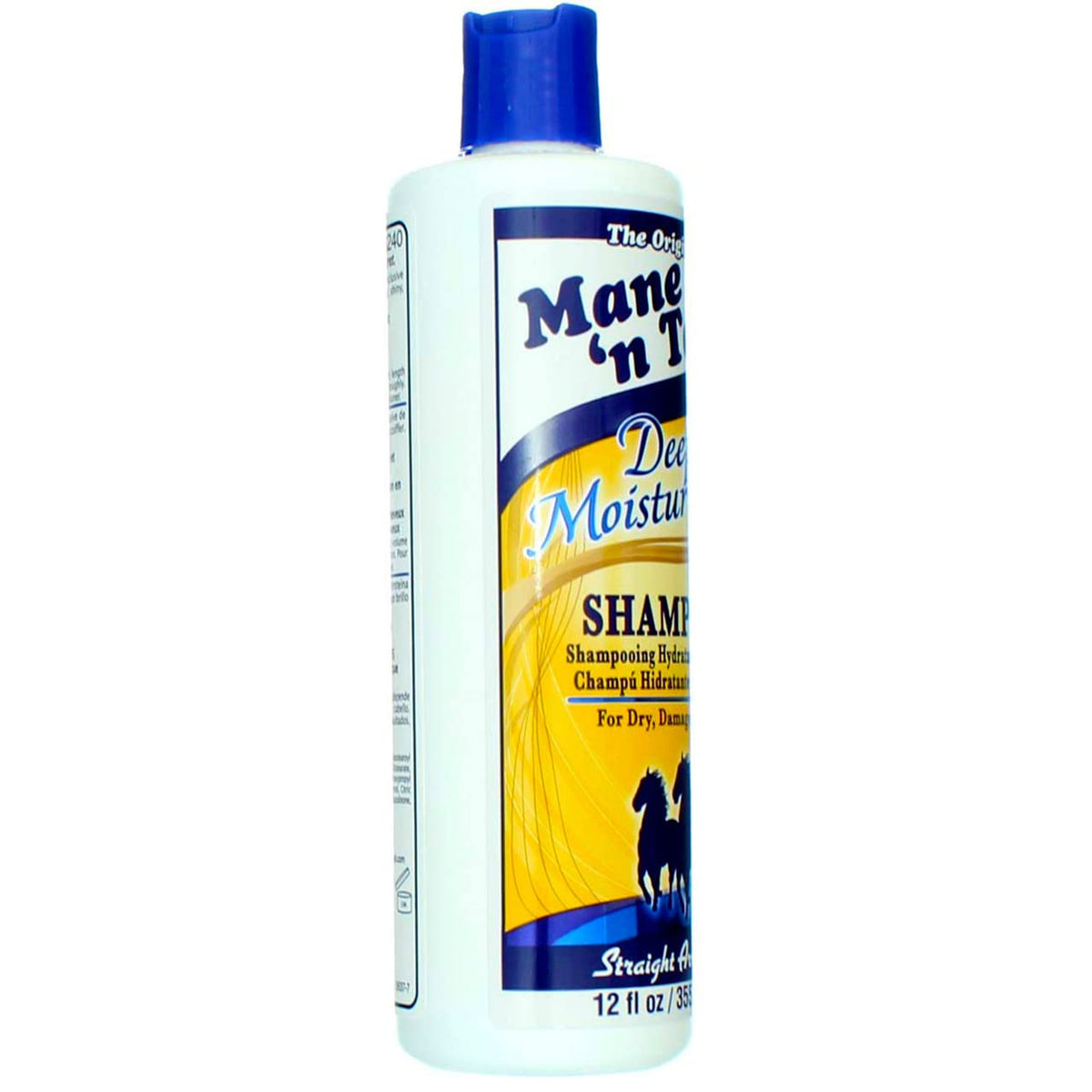 Mane'n Tail Deep Moisturizing Shampoo for Dry, Damaged Hair 12 oz (Pack of 4)