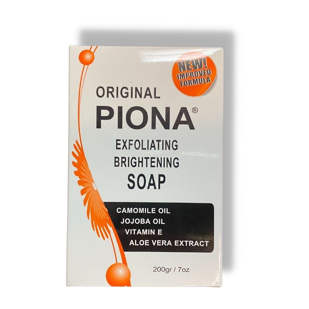 Piona Exfoliating & Brigtening Soap 7oz - Camomile Oil - Jojoba Oil - Vitamin E - Aloe Very Extra - By Cherrybargains Beauty & Personal Care Piona
