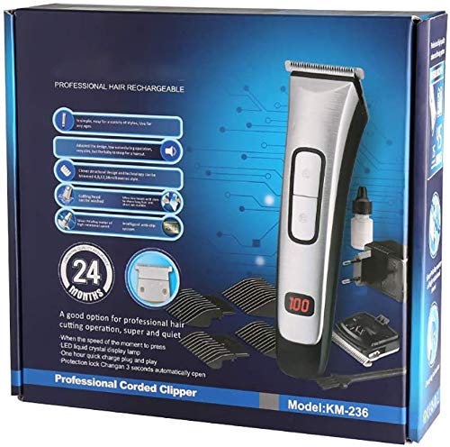 SKipdr Easy Hair Clipper Electric Hair Clipper, Charging Hair Clipper T-Shaped Head Digital Display Control Electric Clipper Beauty and Personal Care SKipdr