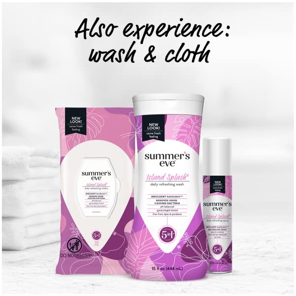 Summer's Eve Feminine Deodorant Spray Island Splash Deodorant Beauty and Personal Care Summer's Eve