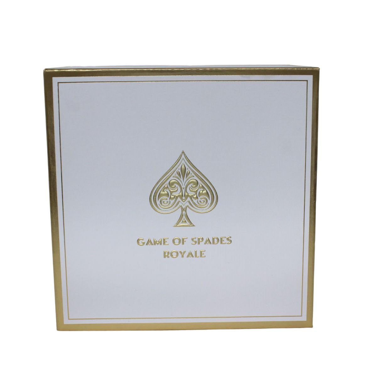 Jo Milano Game of Spades Royale 4-Piece Gift Set Unisex, (3.4 Oz Parfum Spray + 6.8 Oz Body Cleanser + 6.8 Oz Body Cream + 0.27 Oz Refillable Beauty and Personal Care Jo Milano