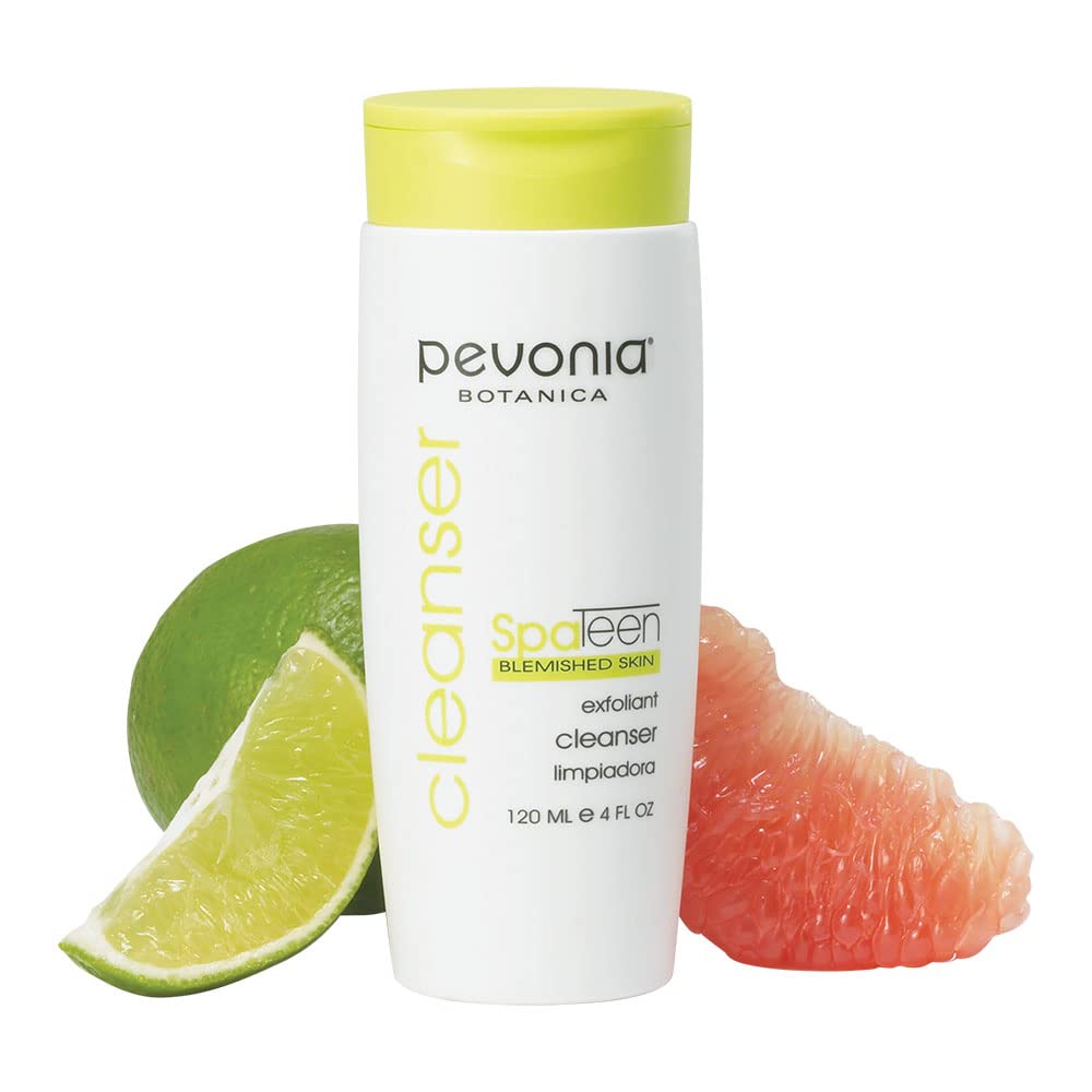 Pevonia SpaTeen Blemished Skin Exfoliant Cleanser - Gentle Face Cleanser Cream - Exfoliating Facial Skin Care Products - Best Teen Face Wash for Dry Beauty & Personal Care Pevonia