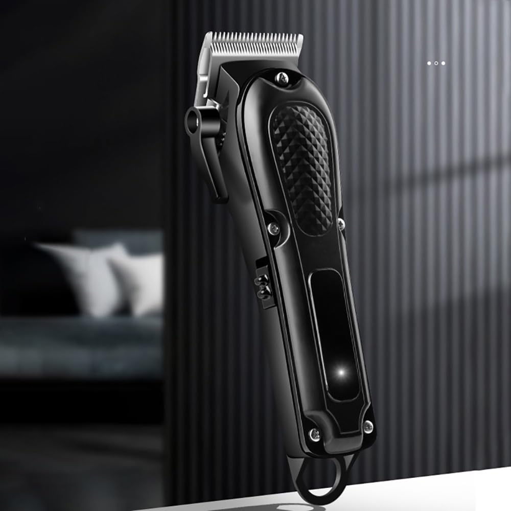 GLESVOWIO Mens Hair Clippers Adjustable Hair Clipper for Men Professional Hair Trimmer Electric Cordless Beard Hair Cutting Machine USB Rechargeable Beauty and Personal Care GLESVOWIO