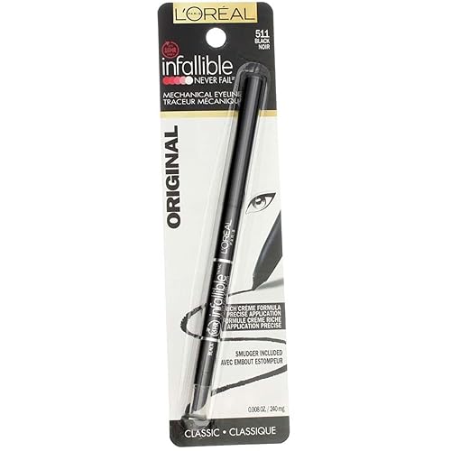 L'Oreal Paris Infallible Never Fail Eyeliner, Black, 0.008 Ounces Beauty & Personal Care L'Oreal Paris
