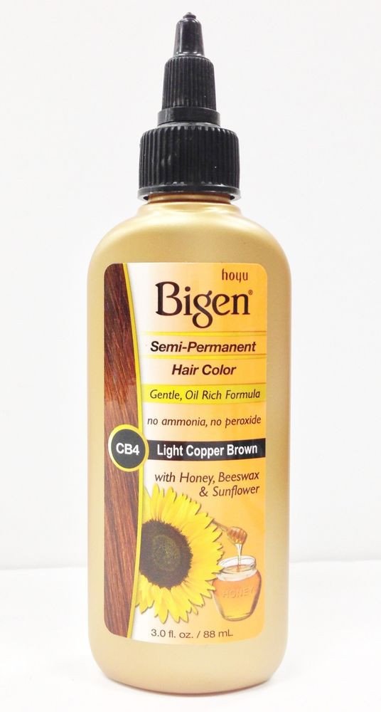 Bigen Semi-Permanent Haircolor #Cb4 Light Copper Brown 3 Ounce (88ml) (3 Pack) Beauty & Personal Care Bigen