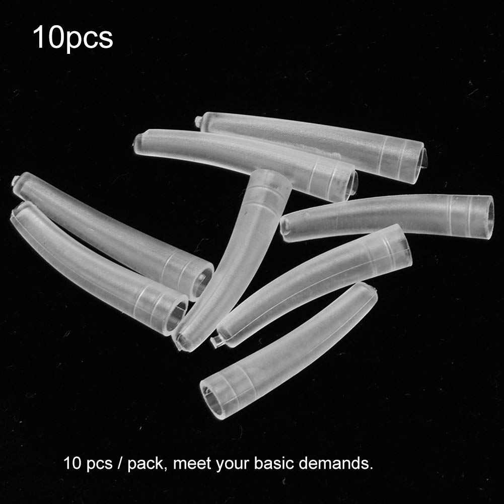 Transparent Plastic Elbow Tweezers Protective Cover - 10pcs Non-Slip Silicone Anti-Dust Eyelash Grafting Tool for Beauty Salon & Makeup College Beauty and Personal Care Alucy