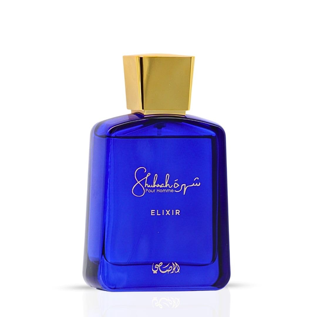 RASASI Shuhrah Elixir Pour Homme Eau de Parfum Spray 90ml (3.0 Oz) | Long-Lasting Woody Spicy Cologne | Signature Scent for Men Beauty & Personal Care RASASI