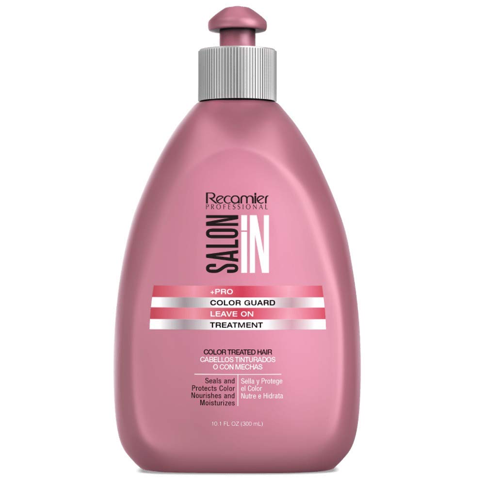 Salon In by Recamier | Color Guard Shampoo and Conditioner Set + Leave-On Treatment for Color-Treated Hair | Helps Preserve Vibrancy in Dyed Hair | Beauty & Personal Care RECAMIER PROFESSIONAL SALON IN