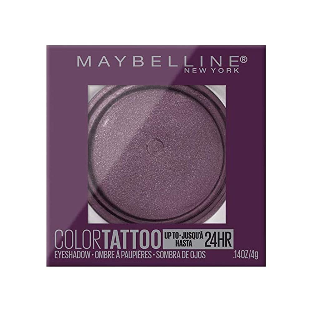 Maybelline New York Color Tattooup to 24HR Longwear Waterproof Fade or Crease Resistant Blendable Cream Eyeshadow Pots Makeup, Knockout, 0.14 Oz Beauty & Personal Care MAYBELLINE