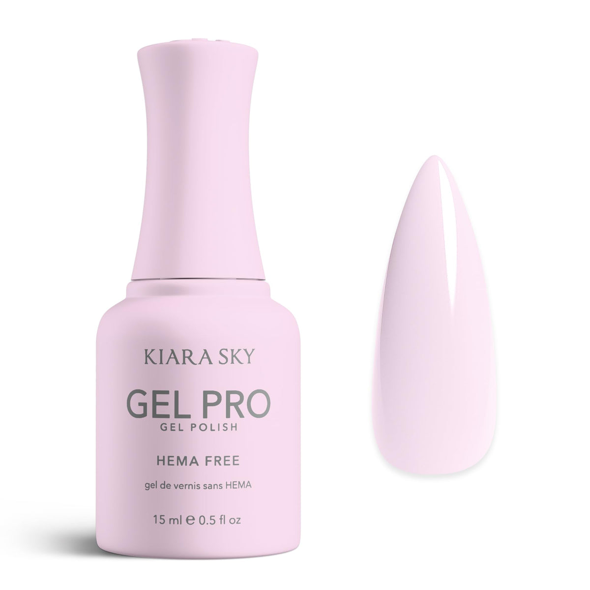 KIARA SKY Gel Pro HEMA-Free Gel Nail Polish | Full Coverage, 28+ Day Wear, Self-Leveling, UV/LED Soak-Off, 0.5 fl oz | Head In The Clouds #031