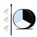VPCRT6 White Black Blue Halloween Face Body Paint with 3PCS Sponge and 1PC Brush, for Baseball, Sports(Eye Black) & Halloween, Face Painting Kit Beauty & Personal Care VPCRT6
