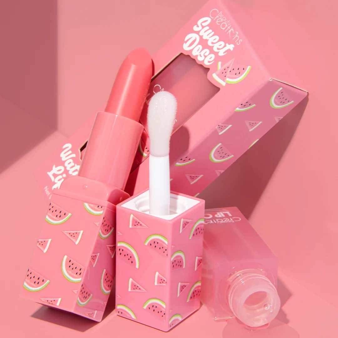 Prestige Biatta Lip Care Scrub and Lip Oil Duo Watermelon Scented Beauty and Personal Care Prestige Biatta