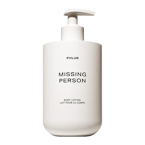 PHLUR Missing Person Body Lotion - Moisturizes & Replenishes Dry Skin - Floral Body Lotion with Bergamont, Musk, Orange & Sandalwood (16 Fl Oz) Beauty & Personal Care PHLUR