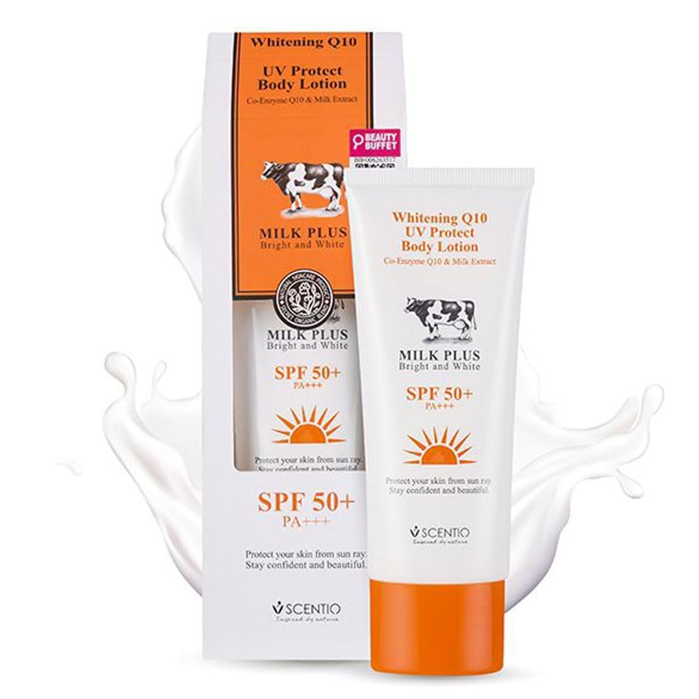 SCENTIO MILK PLUS Q10 BODY LOTION SPF 50 PA++ 100 ML Beauty & Personal Care SCENTIO
