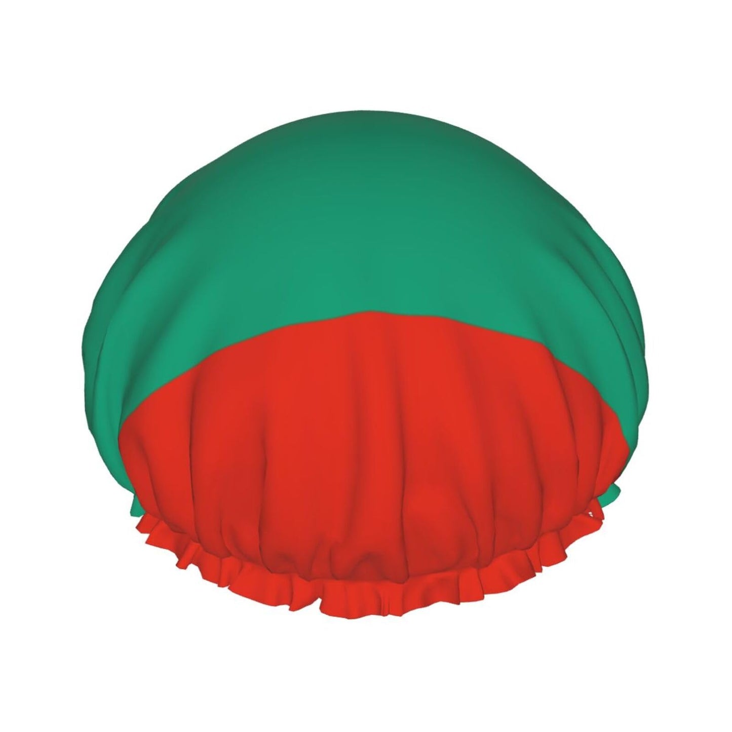 Bulgaria Flag Prints Shower Cap Double Layer Lined Waterproof Bathing Shower Hat Beauty and Personal Care Hayyett